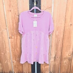 "Veryj" Very Roomy Baby Doll Dress Sz Small